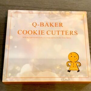 Q-Baker Festive Christmas Cookie Cutters Set - 6 pieces